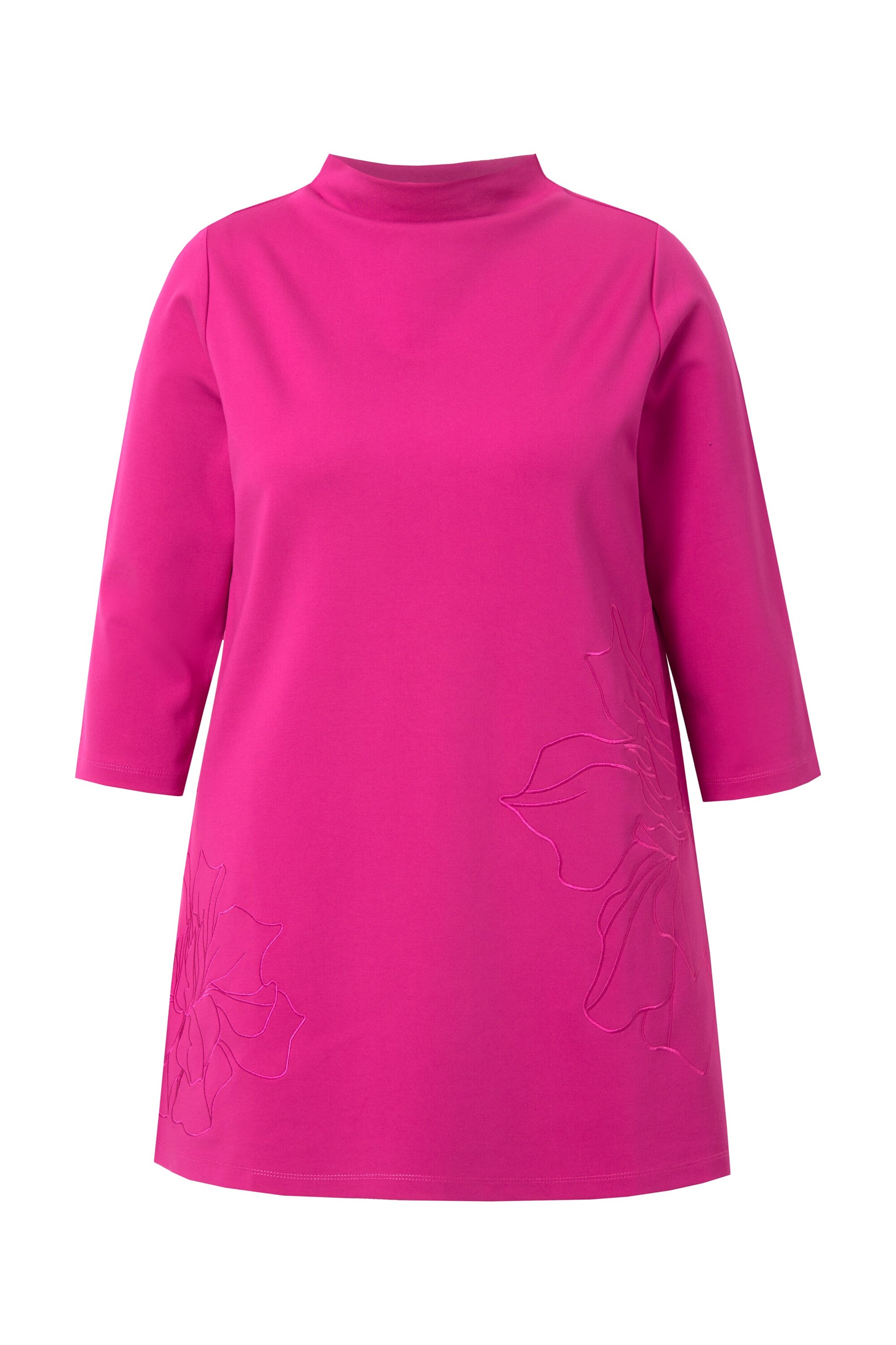 Ulla Popken Sweatshirt in Roze: voorkant