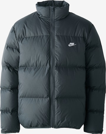 Nike Sportswear Зимняя куртка 'CLUB' в Серый: спереди