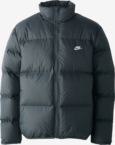 Žieminė striukė 'CLUB' iš Nike Sportswear, spalva – grafito / balta, Prekių apžvalga