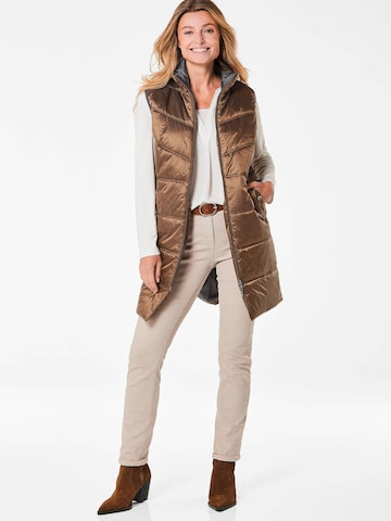 Goldner Vest in Brown