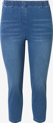 Ulla Popken Jeggings in Blau: Vorderseite