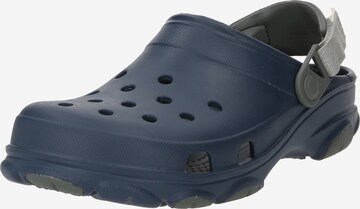 Crocs Clogs in Blue: front