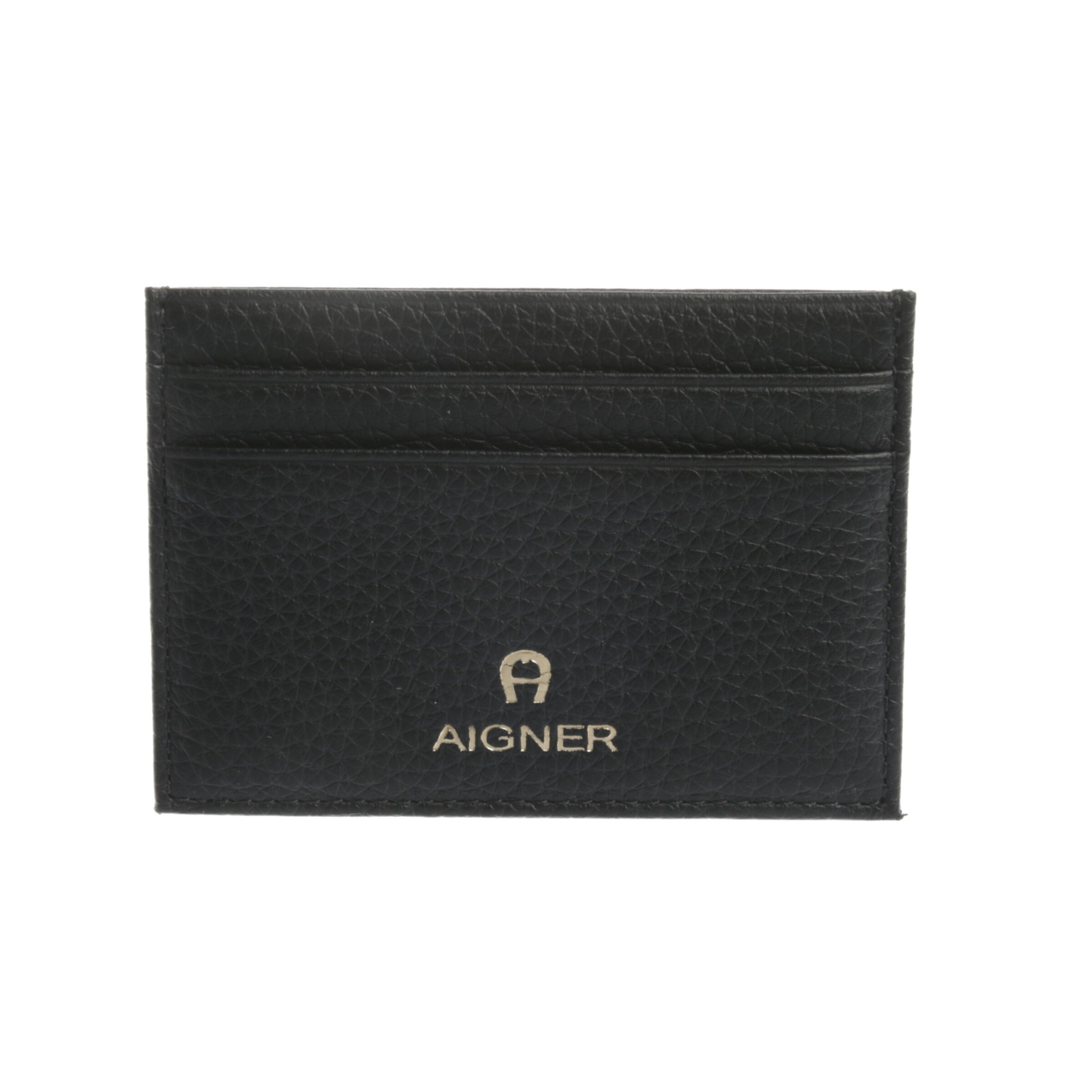 AIGNER Small Leather Goods in One size in Black: front
