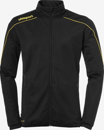 UHLSPORT Athletic Jacket in Black: front