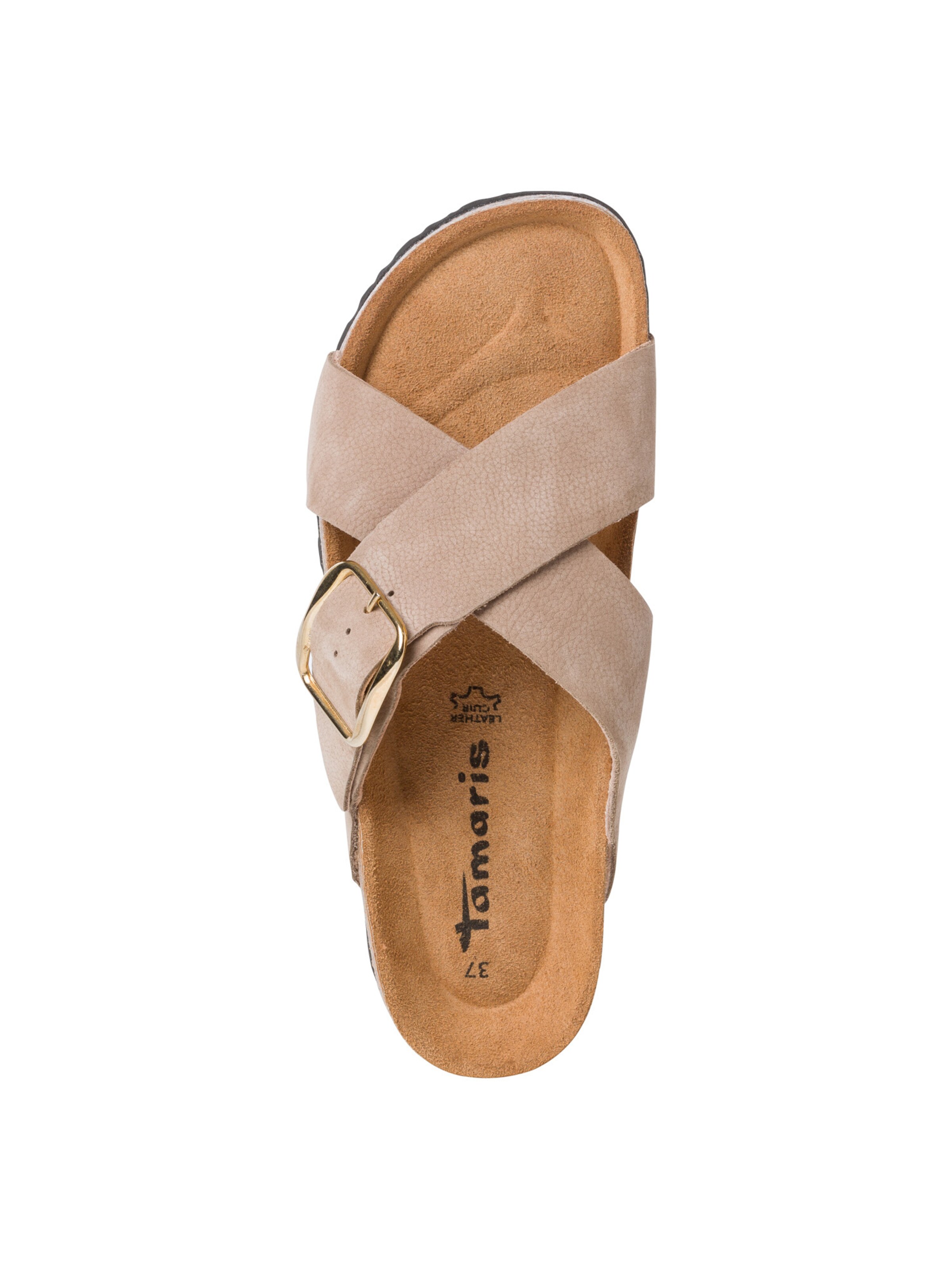 Frauen Pantoletten TAMARIS Pantolette in Taupe - EW63296 Frauen Pantoletten TAMARIS Pantolette in Taupe - EW63296