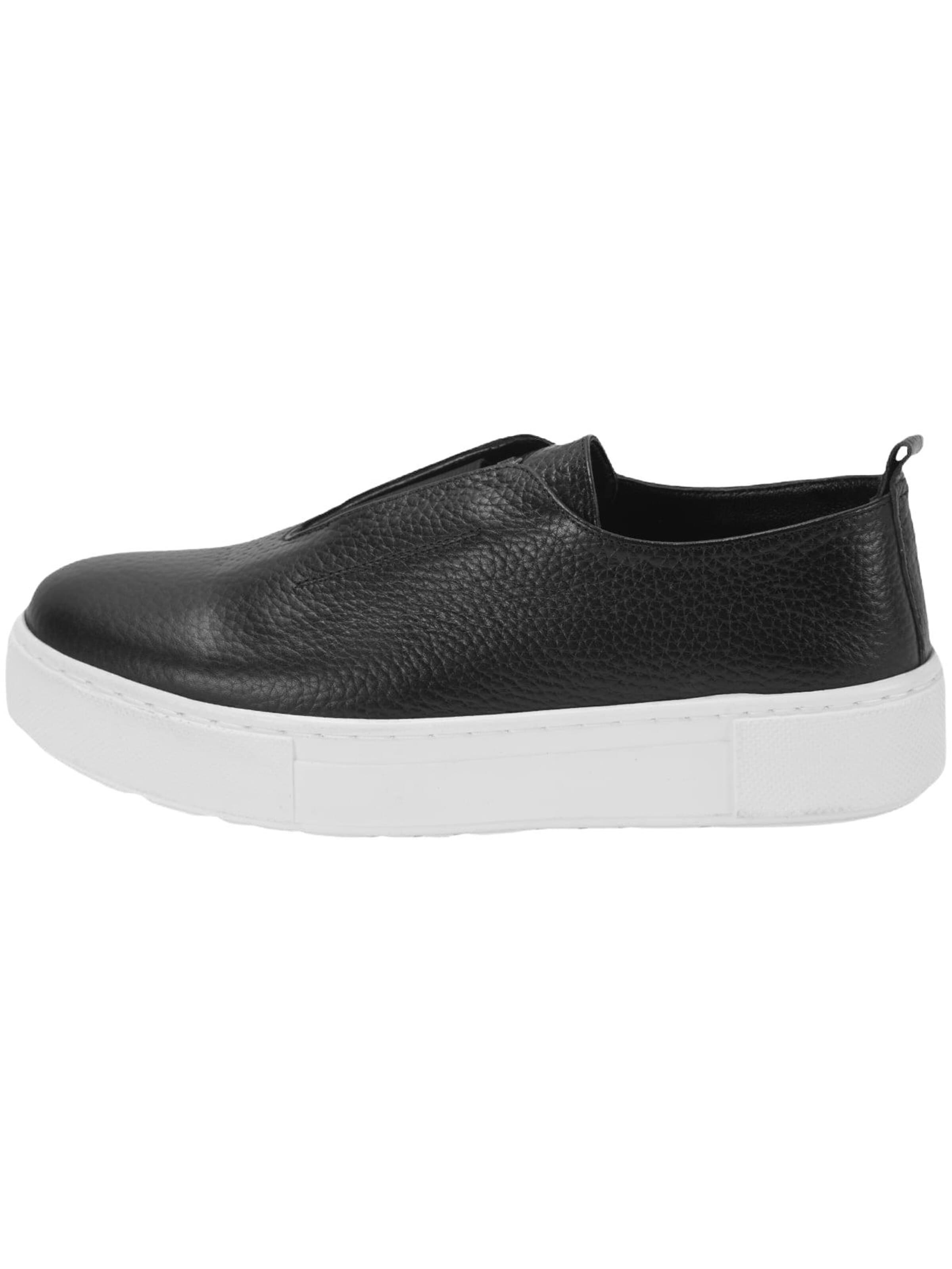 Desa Platform trainers 'Slip-Ons' in Black: front