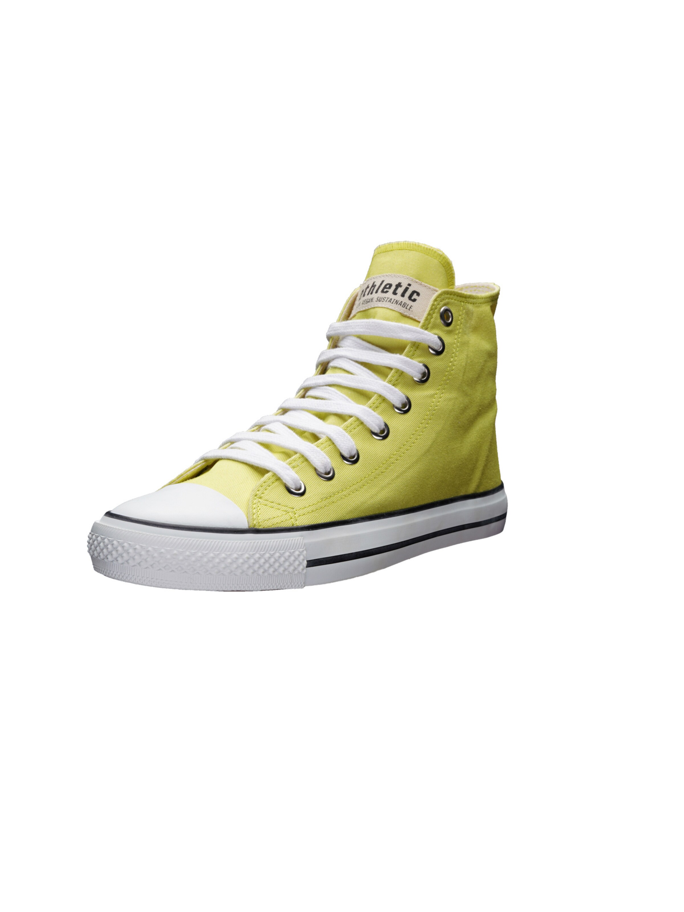 Baskets hautes 'White Cap Hi Cut' Ethletic en vert : devant