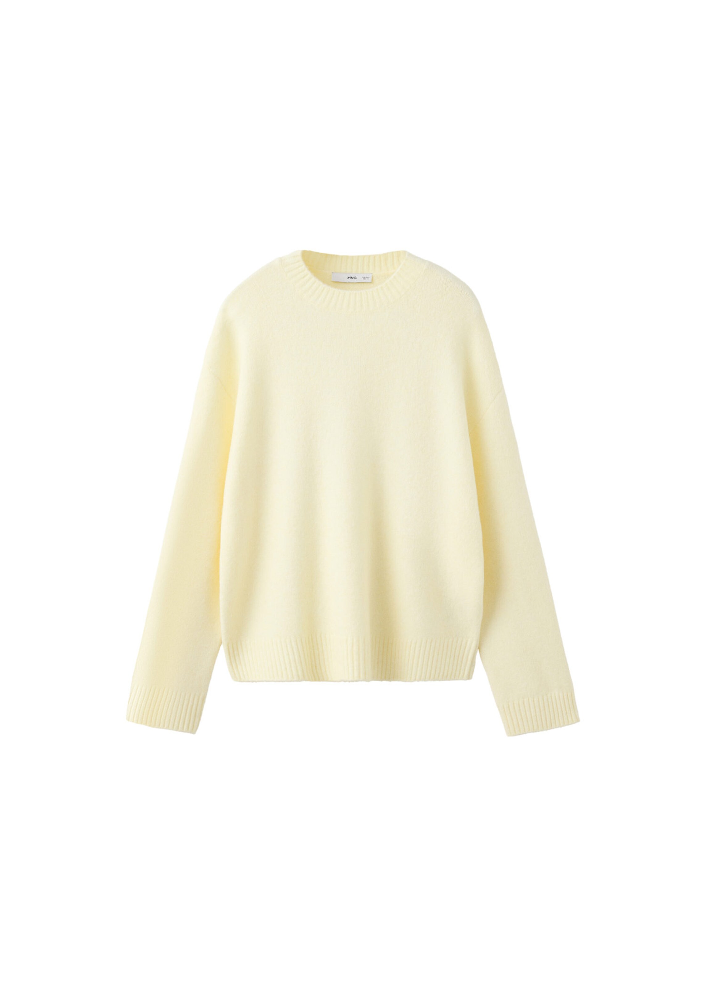 MANGO Sweater 'MARIANO' in Yellow: front