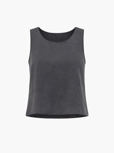 AmourLinen Top 'Lucia'‌‌ in XS in dunkelgrau, Produktansicht