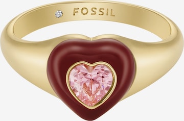 FOSSIL Ring in Gold: front