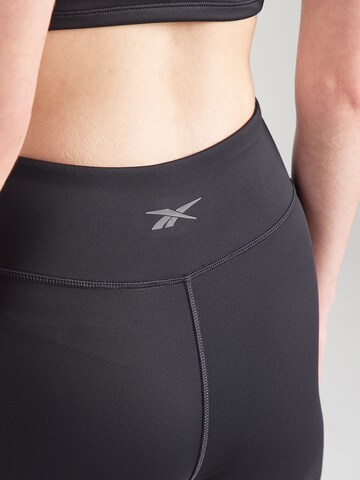 Reebok Skinny Sporthose 'LUX' in Schwarz