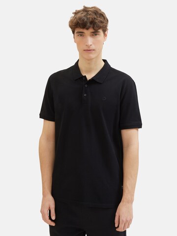 T-Shirt TOM TAILOR DENIM en noir : devant