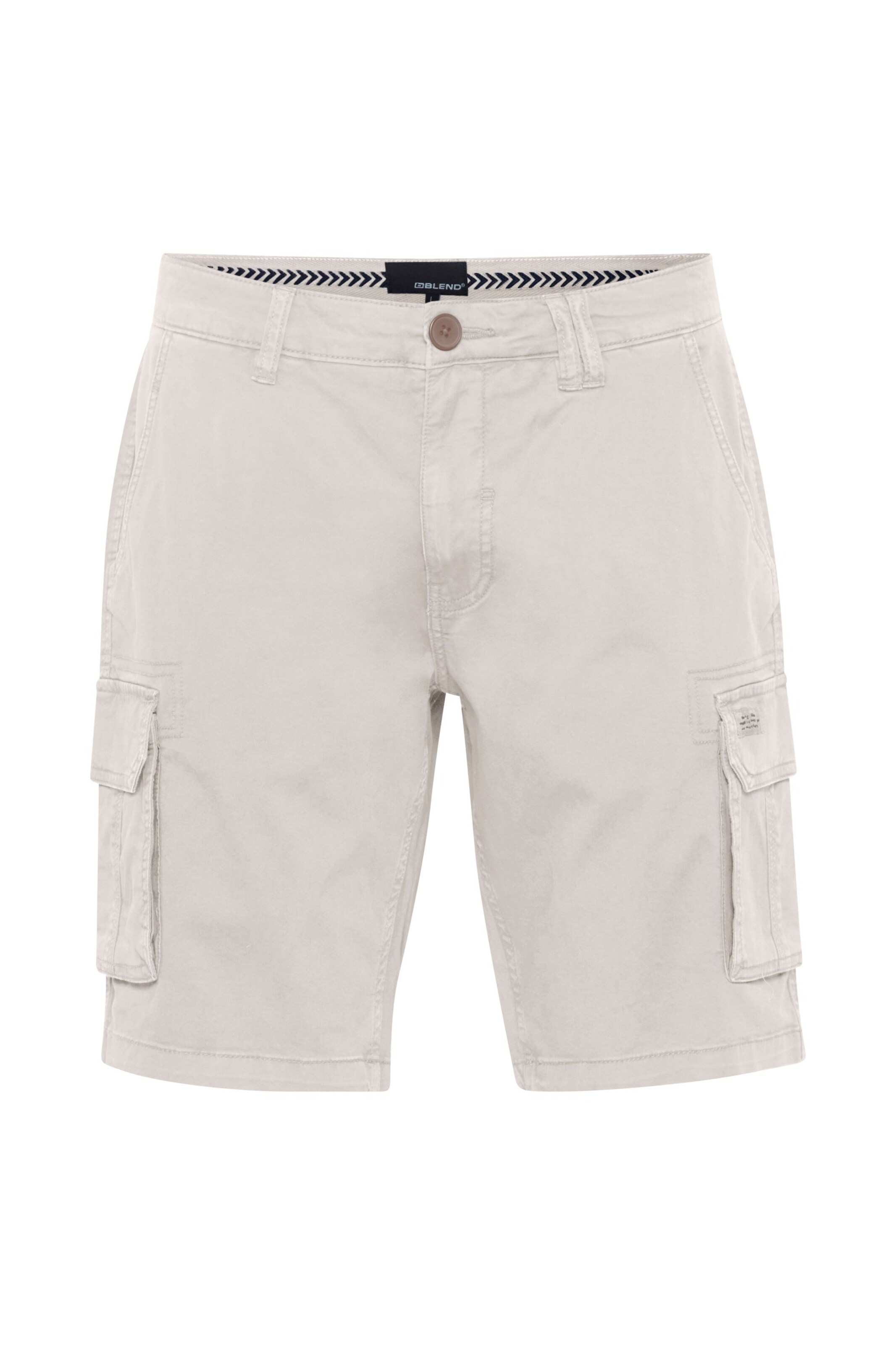 Regular Pantalon cargo BLEND en gris : devant