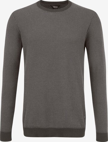 !Solid Sweater 'Dumon' in Grey: front