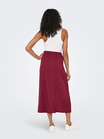Jupe 'ONLNova' ONLY en rouge