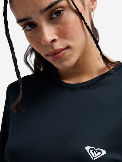 ROXY Performance Shirt 'Happy Waves' in L in Black / White, Item view