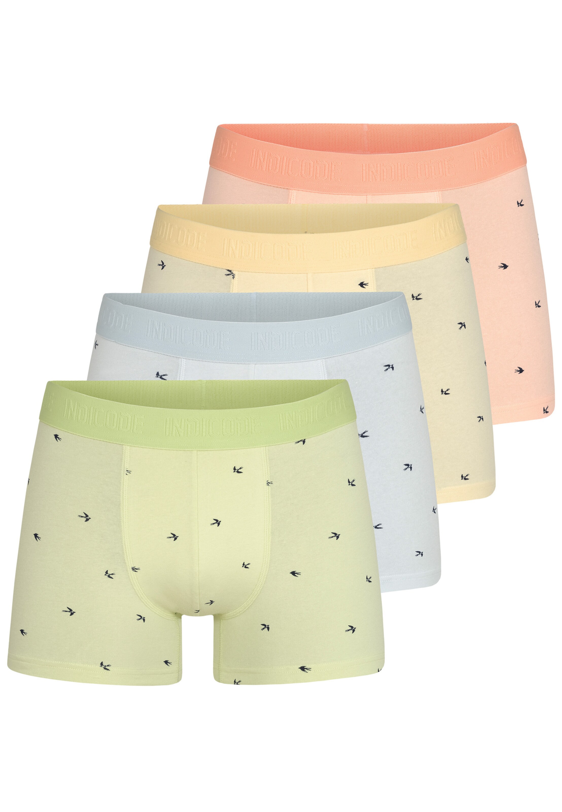 INDICODE JEANS Boxershorts 'Matthesen' in Blauw: voorkant