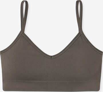 Bustier Soutien-gorge ' Seamless Matt ' SCHIESSER en gris : devant