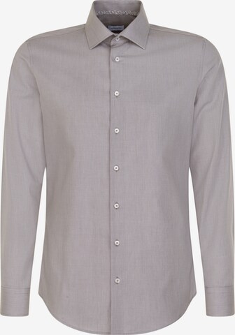 SEIDENSTICKER Regular fit Business Shirt in Grey: front