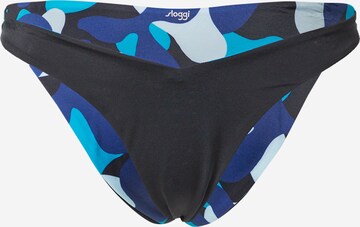 SLOGGI Bikinihose 'Shore Flower Horn' in Blau