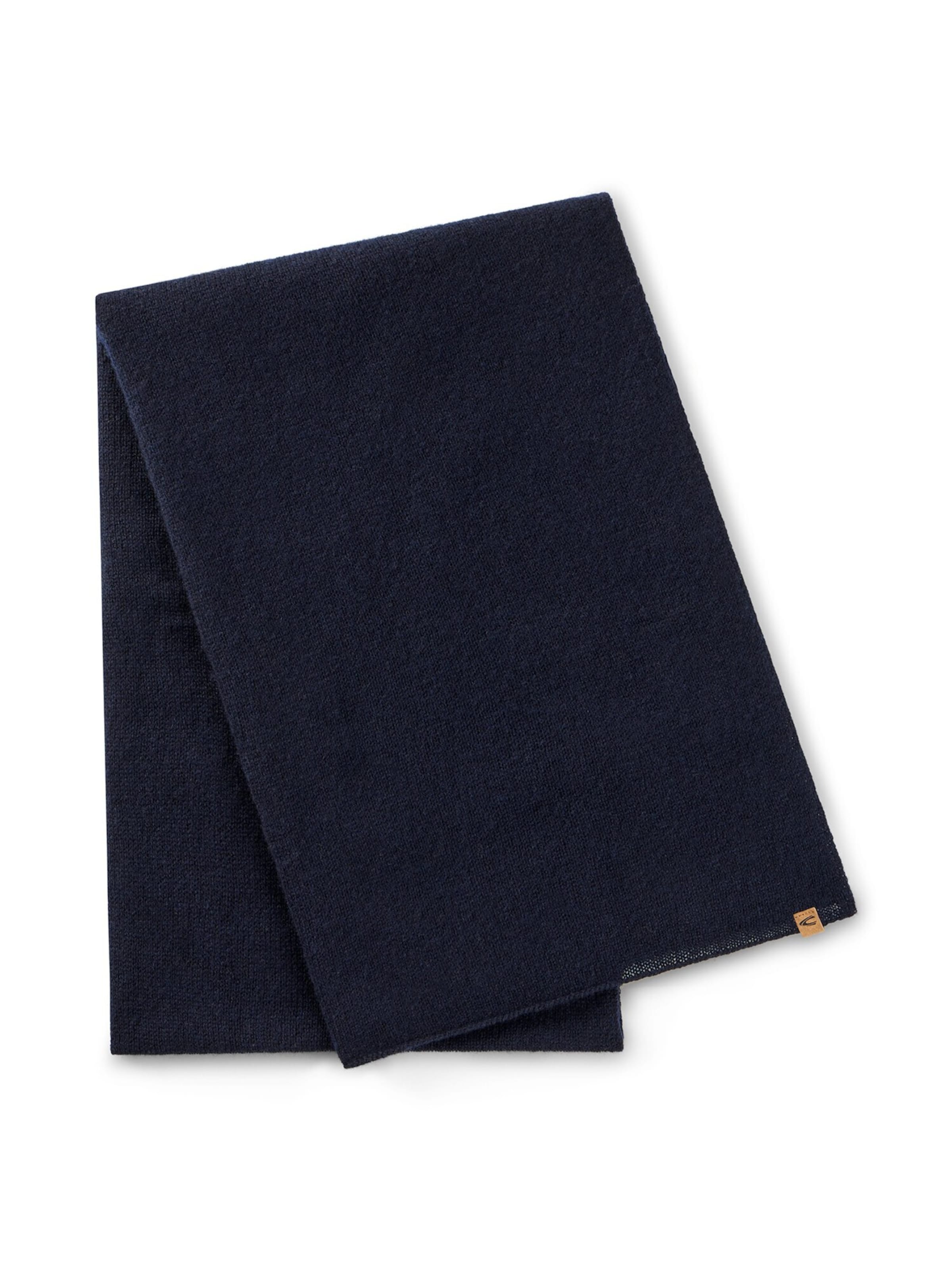 CAMEL ACTIVE Strickschal aus 100 % Kaschmir in Blau: Vorderseite