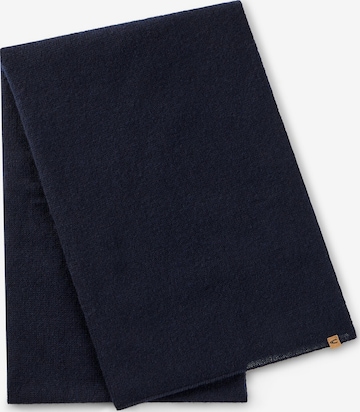 CAMEL ACTIVE Strickschal aus 100 % Kaschmir in Blau: Vorderseite