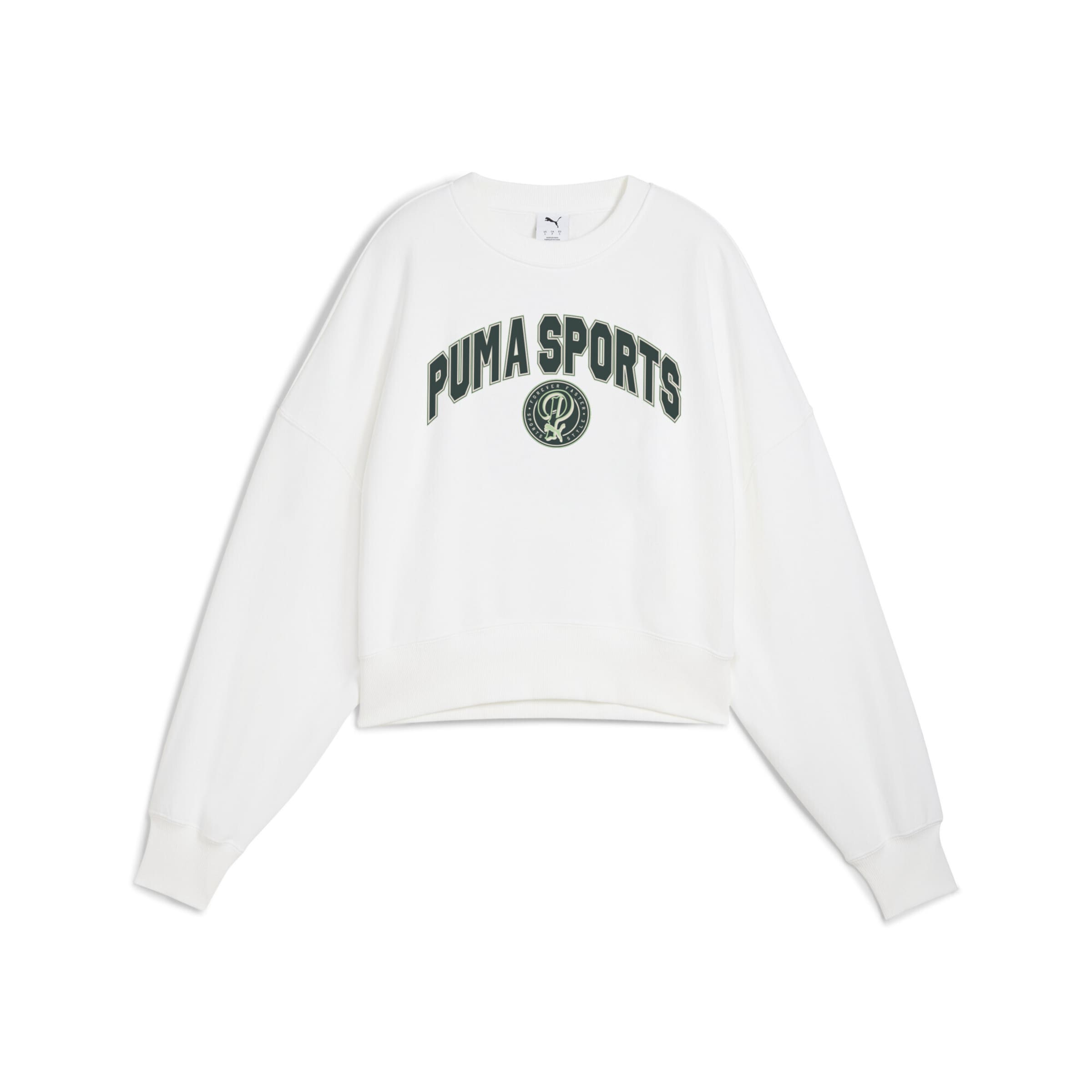 Sweat-shirt 'Essentials' PUMA en blanc : devant