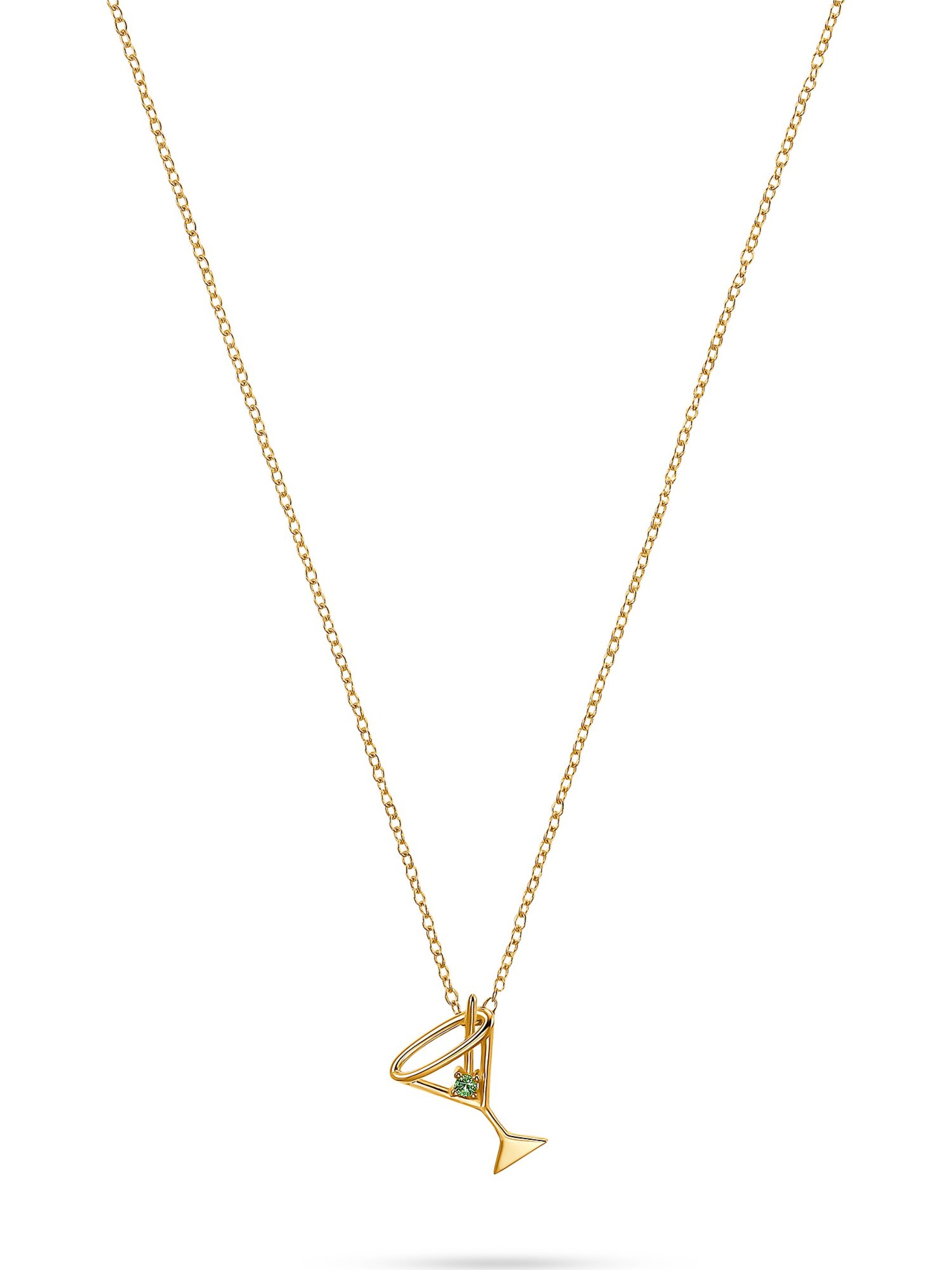 GUIA Necklace in Gold: front