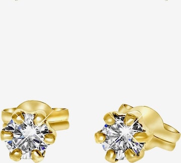 Lucardi Oorbellen 'Klassisch' in Goud: voorkant