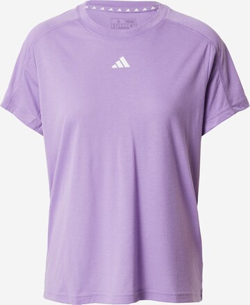 T-shirt fonctionnel 'Train Essentials' ADIDAS PERFORMANCE en violet : devant