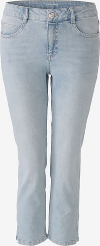 OUI Slim fit Jeans ' THE CROPPED' in Blue: front