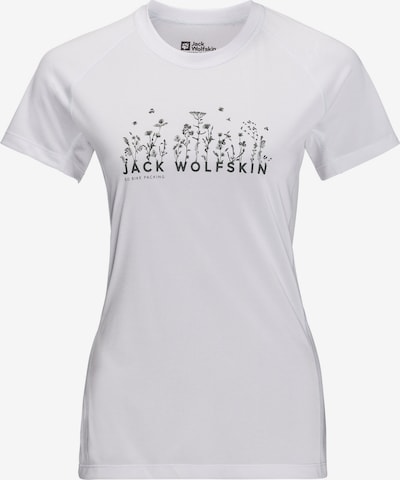 JACK WOLFSKIN T-Krekls, krāsa - melns / balts, Preces skats