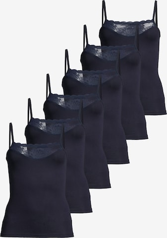 CON-TA Undershirt 'Modal' in Blue: front