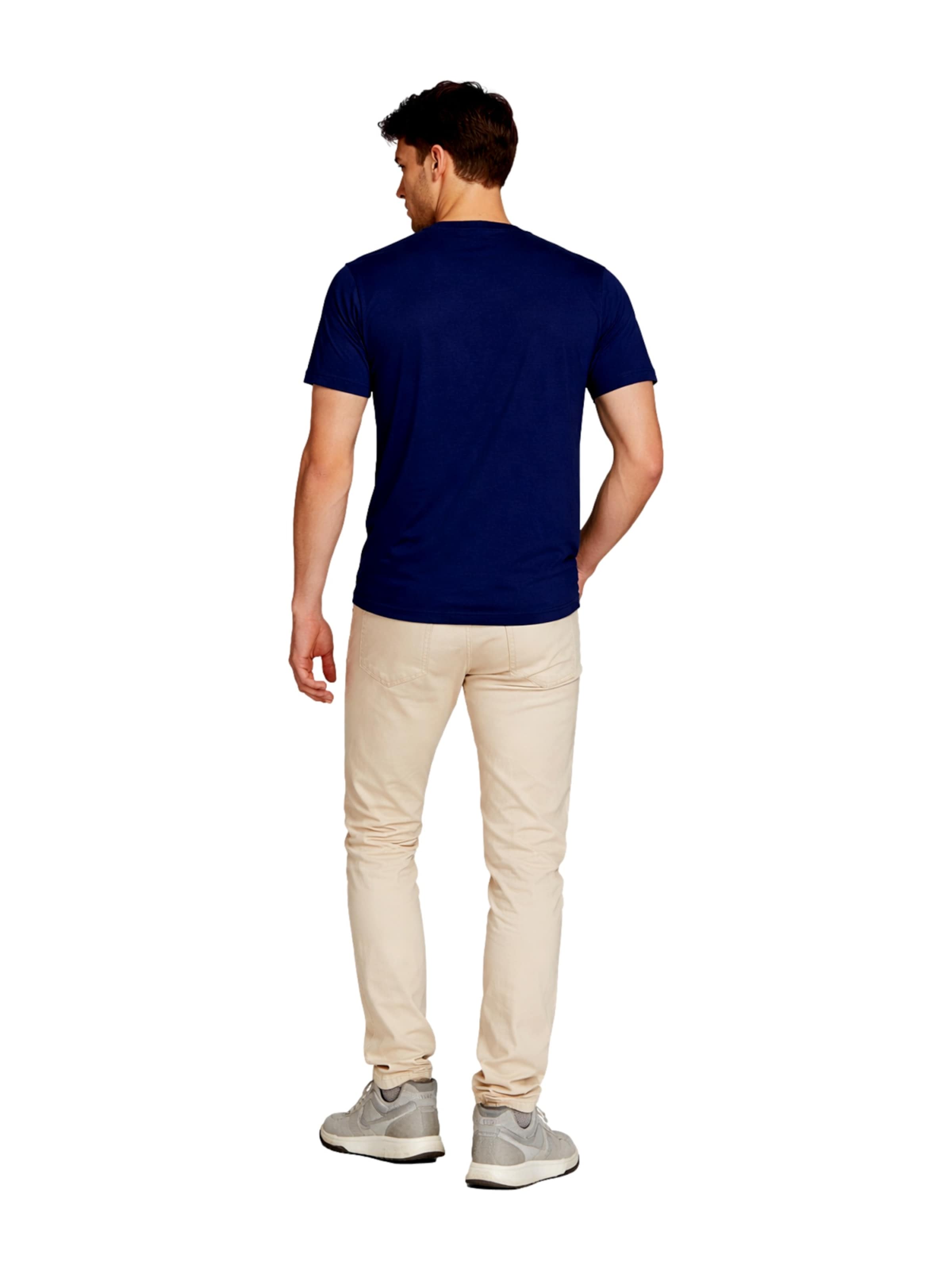 HARVEY MILLER Shirt 'Polo Club' in Blauw