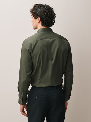 Coupe slim Chemise Next en vert