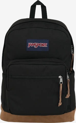 JANSPORT Backpack 'JanSport Right' in Black: front