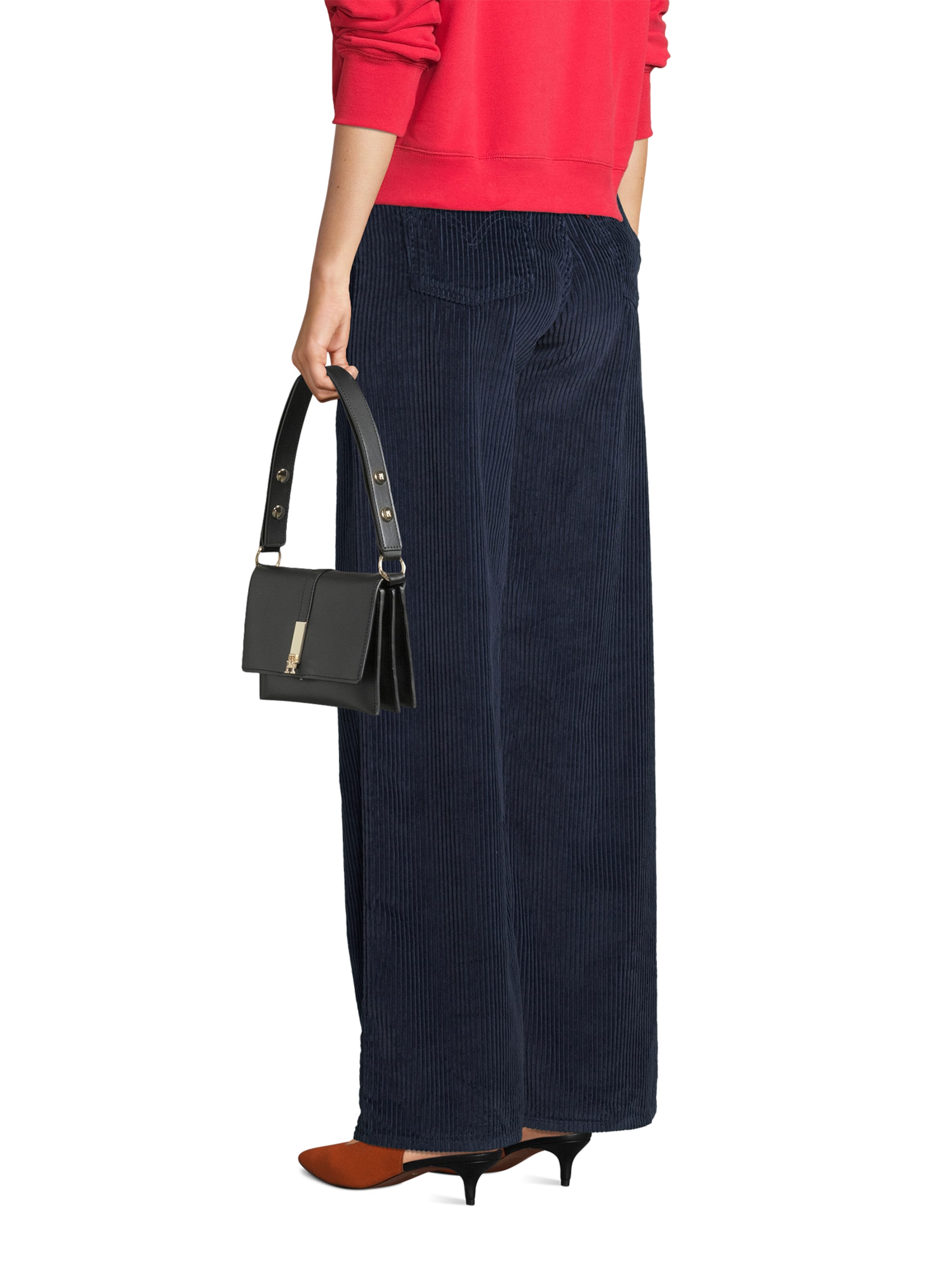 TOMMY HILFIGER Válltáskák 'HERITAGE' - fekete