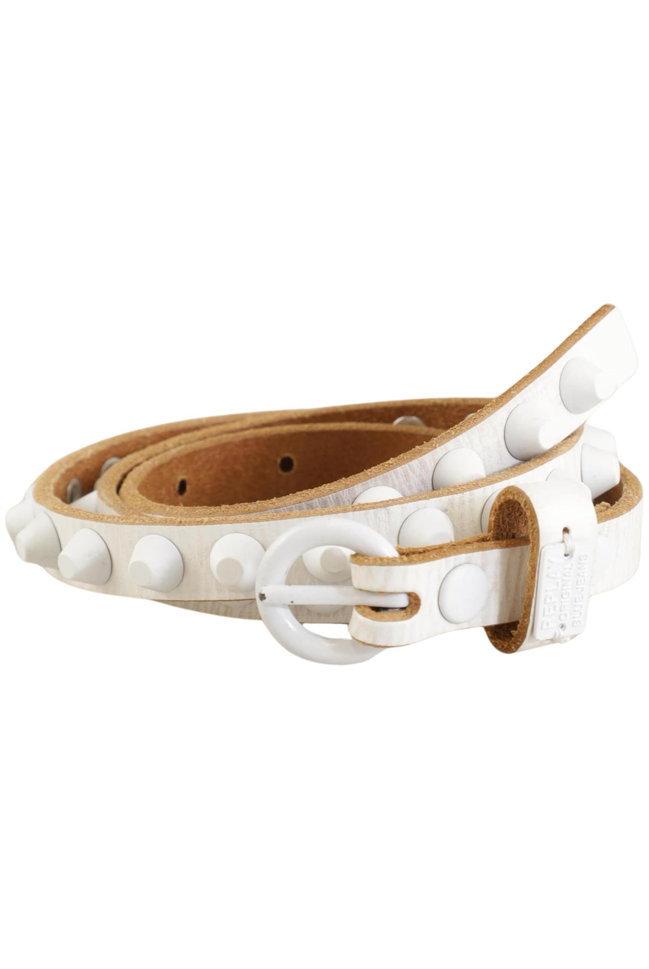 REPLAY Gürtel One Size in Weiß: Vorderseite