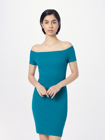 Urban Classics Dress in Blue: front