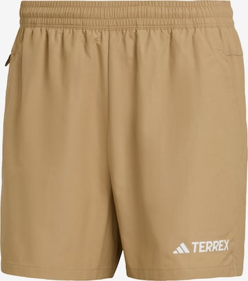 regular Pantaloni sportivi 'Multi' di ADIDAS TERREX in marrone: frontale