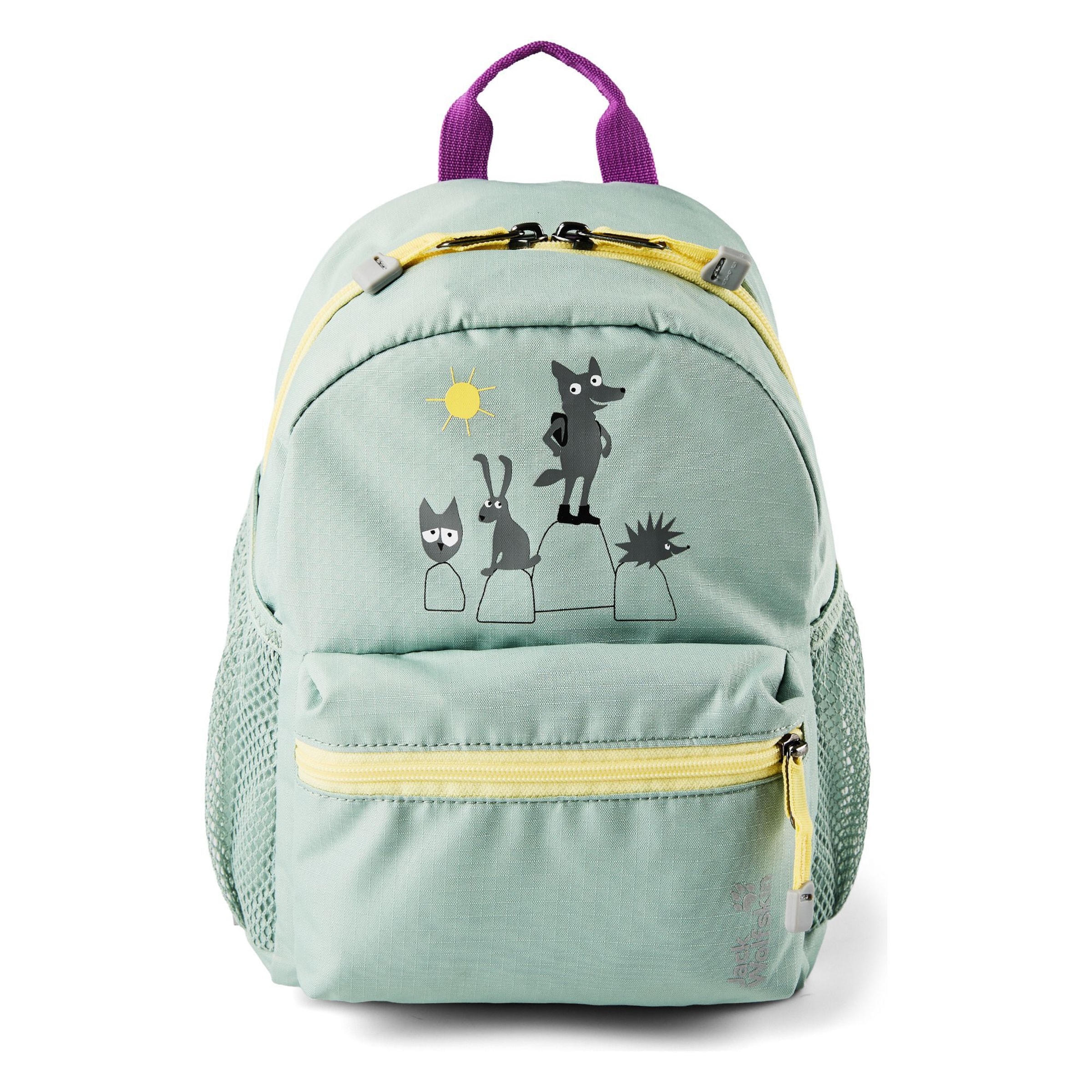JACK WOLFSKIN Backpack 'Little Scout' in Green: front