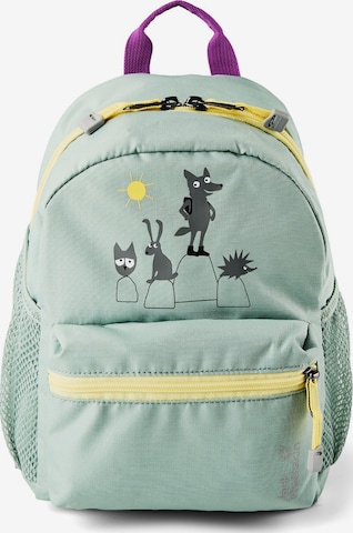 JACK WOLFSKIN Backpack 'Little Scout' in Green: front