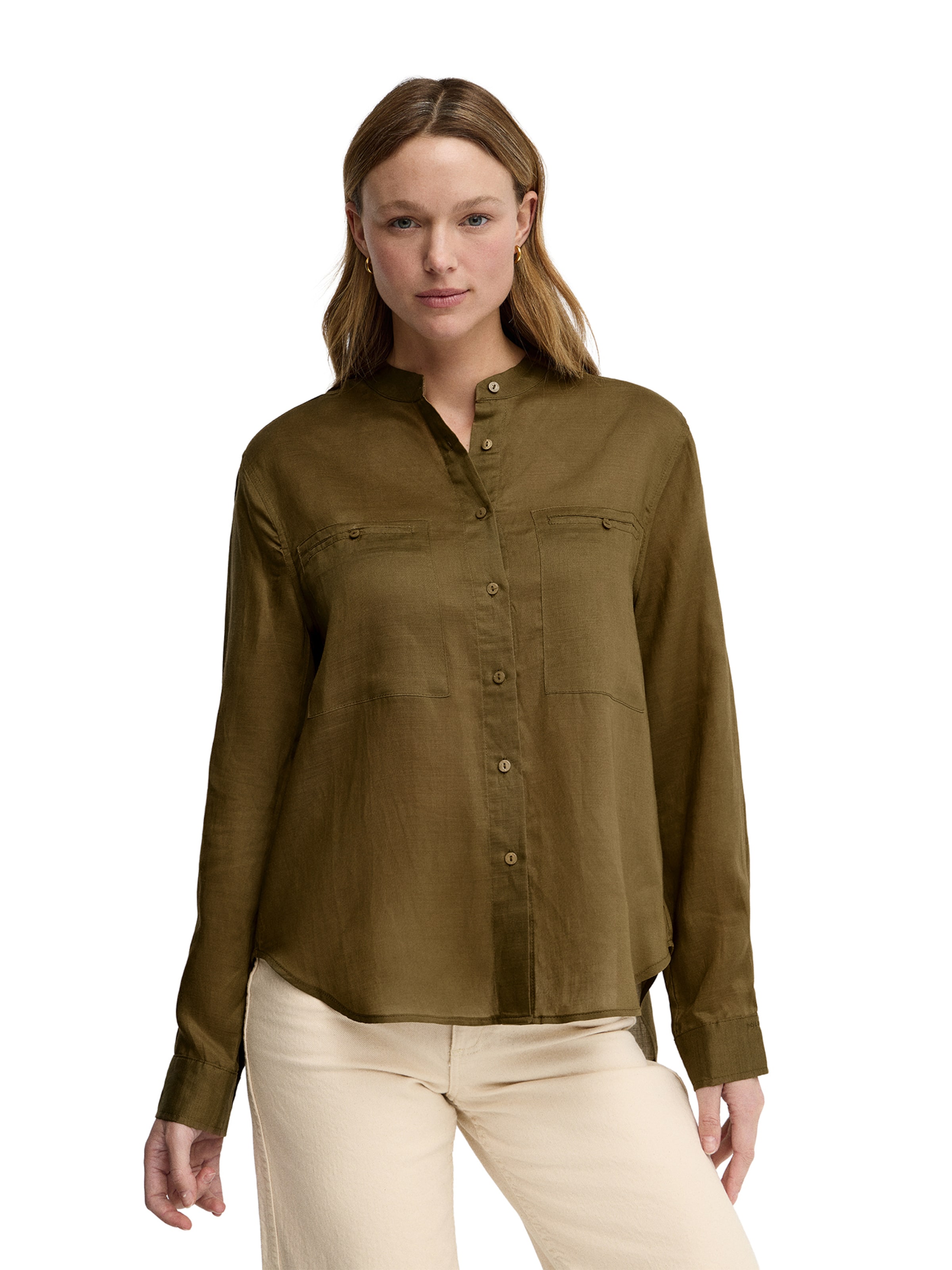 Polo Club Blouse in Green: front