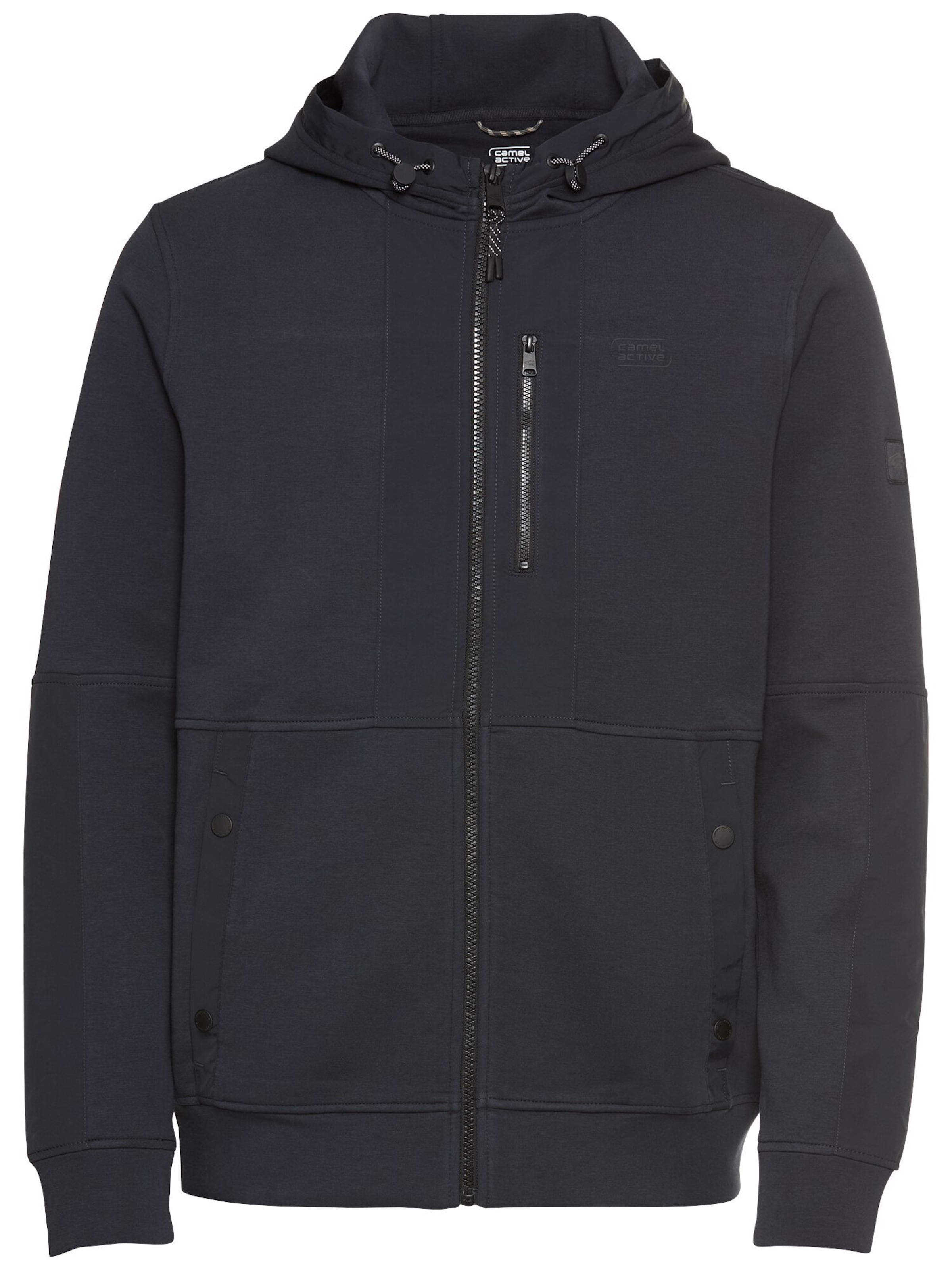 CAMEL ACTIVE Sweatjacke in Blau: Vorderseite