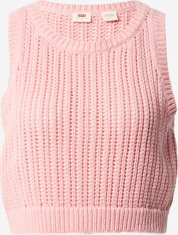 LEVI'S ® Gebreide top 'Baby Blue Sweater Vest' in Roze: voorkant