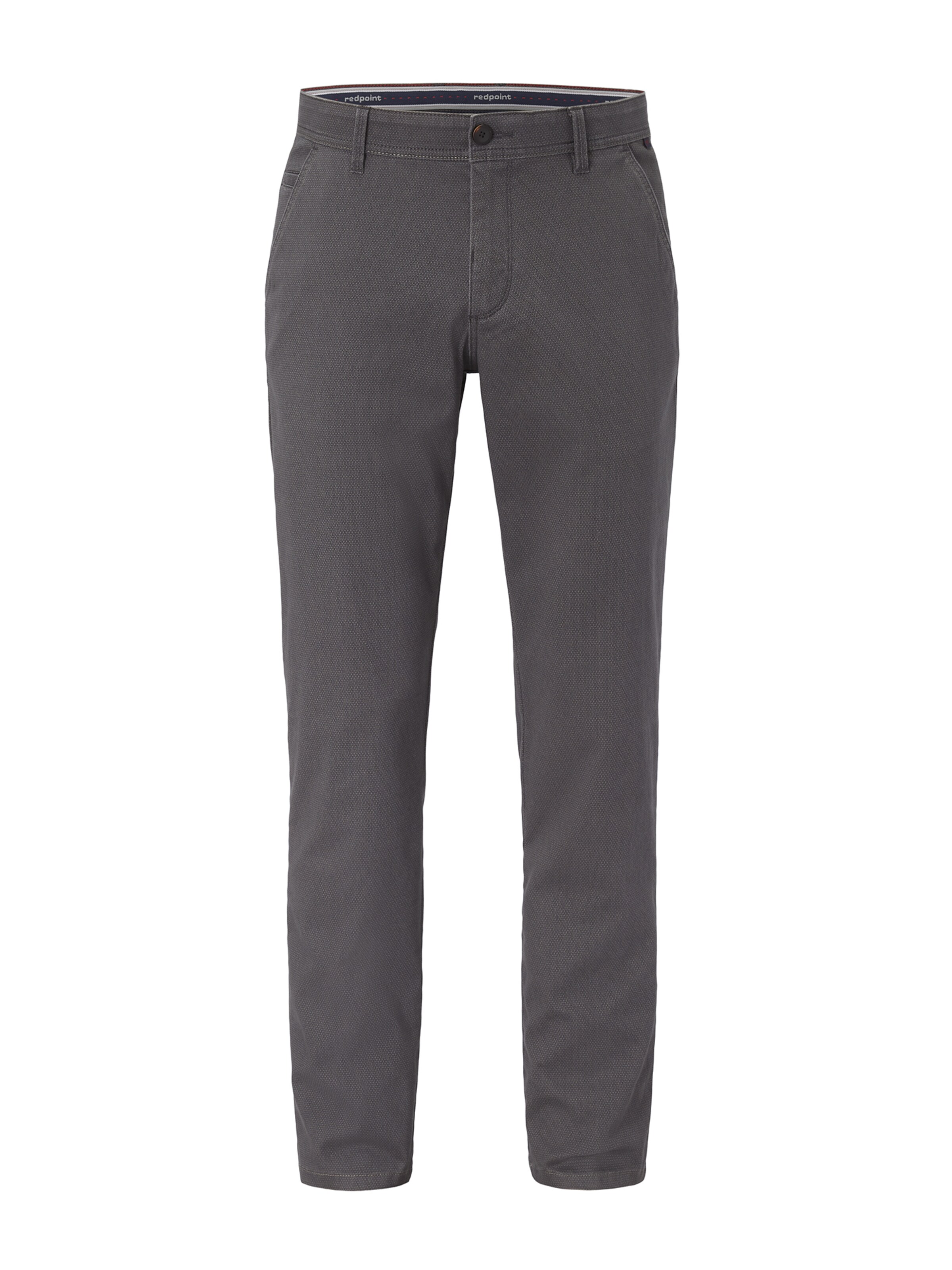 REDPOINT Chino Pants in Grey: front