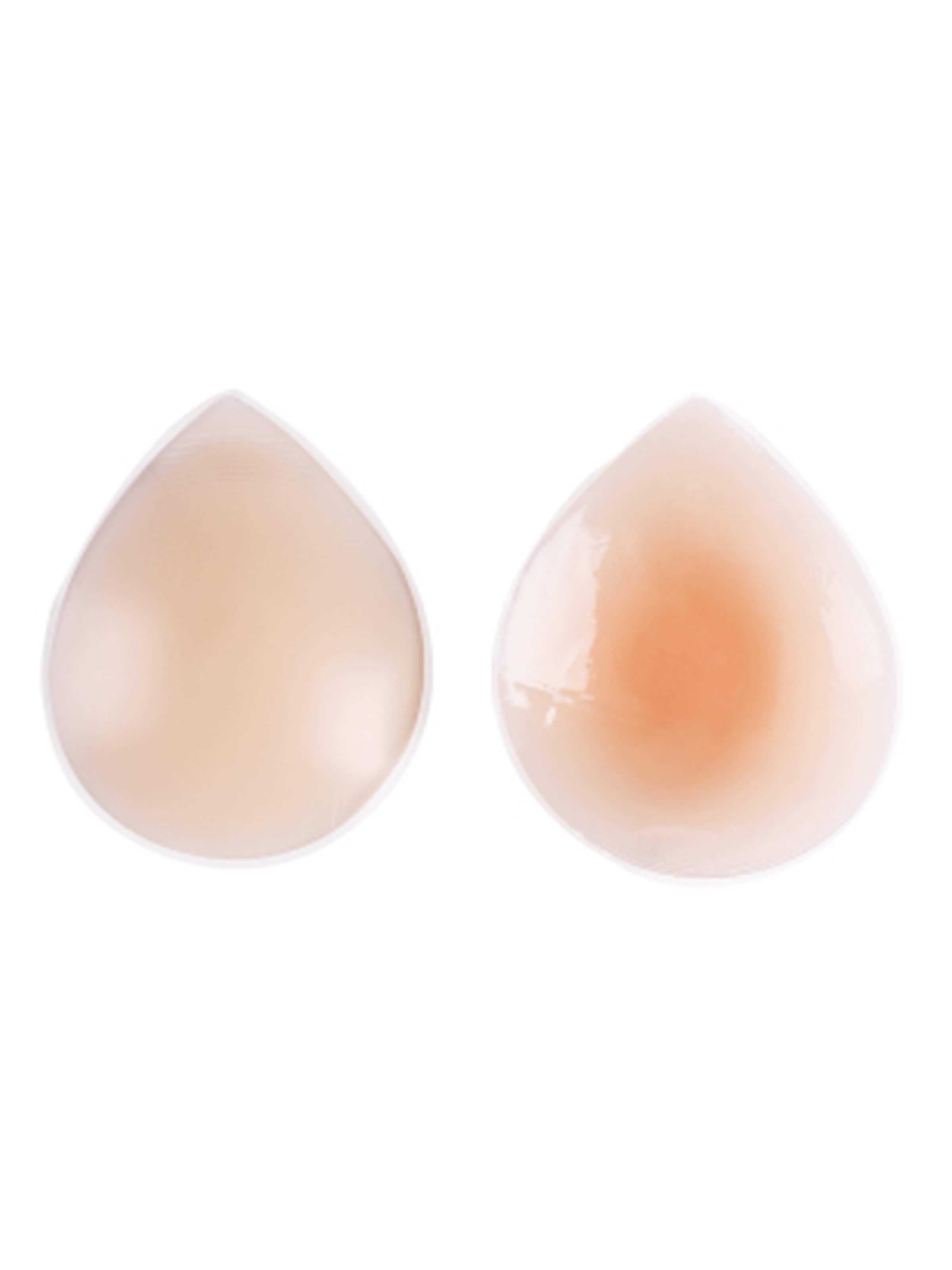 UNIQ Beauty Bra accessory 'Silicone Nipple Covers – Teardrop Shape with Ultra-Thin Edges for A-C Cups' in Beige: front