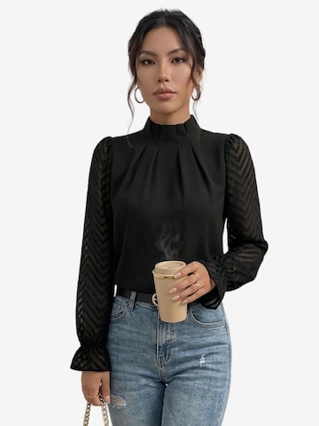 Yesfashion Blouse in Black: front
