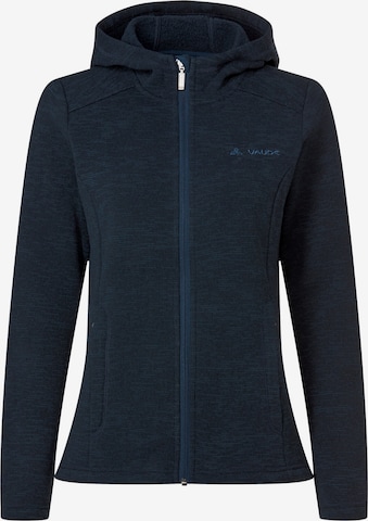 VAUDE Functionele fleece jas in Blauw: voorkant