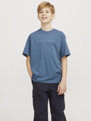 Maglietta 'JJEStar' di Jack & Jones Junior in blu: frontale